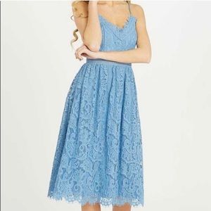 ❤️ - Alter’d state allure blue lace dress size large $130 retail